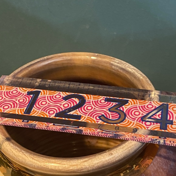 Vintage ED WEINTRAUB ONE OF A KIND ORIGINAL SIGNED 7” VASE With Gold Detailing - Picture 8 of 10